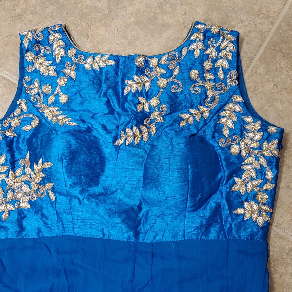 Indian  party gown lahangacholi crocktop